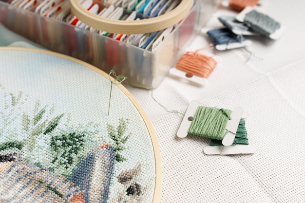 gotowe hafty na płótnie